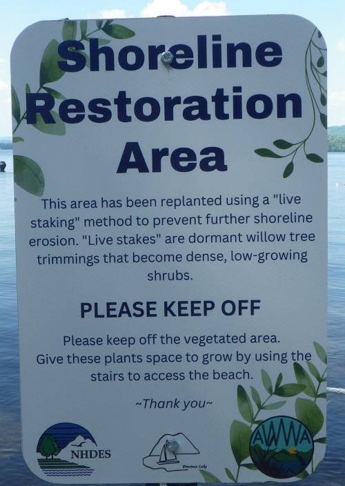 AWWA restoration sign