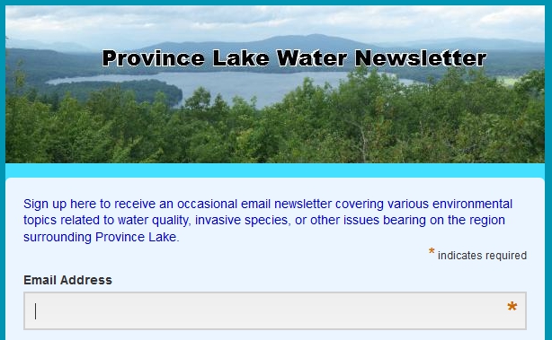 PLW email newsletter signup