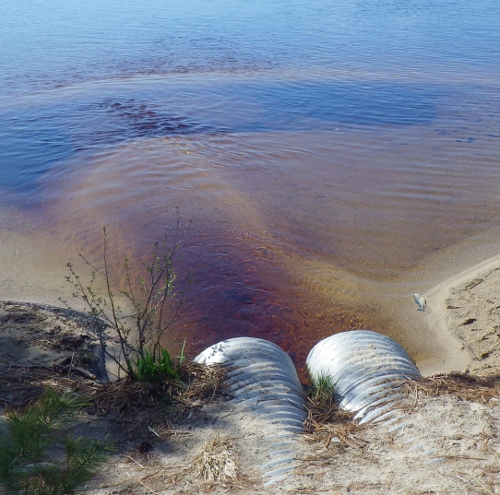 Maine drain at Rt. 153 and Shore Acres Road