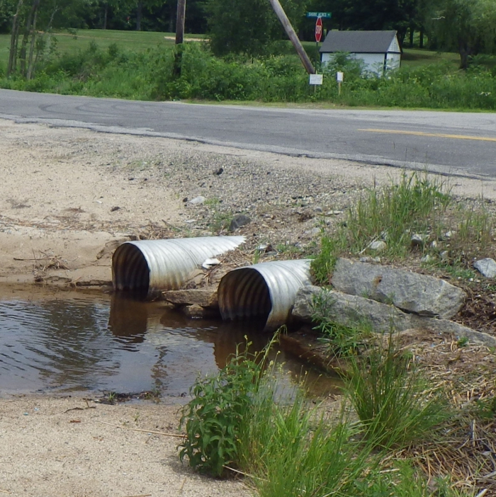 Maine drain at Rt. 153 and Shore Acres Road